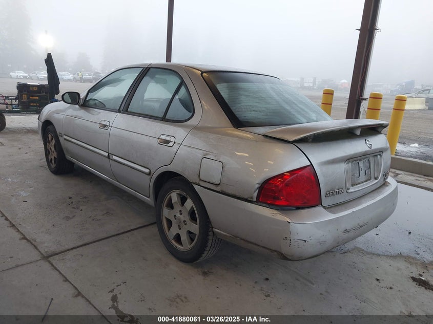 2006 NISSAN SENTRA VIN: 3N1CB51D86L641983