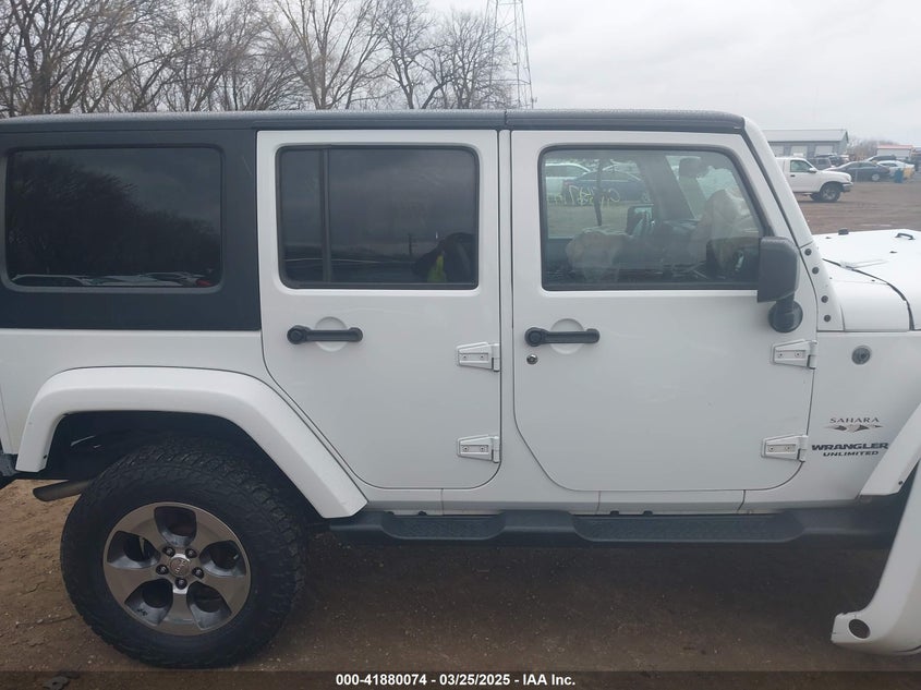 2017 JEEP WRANGLER UNLIMITED SAHARA 4X4 - 1C4BJWEG9HL684152