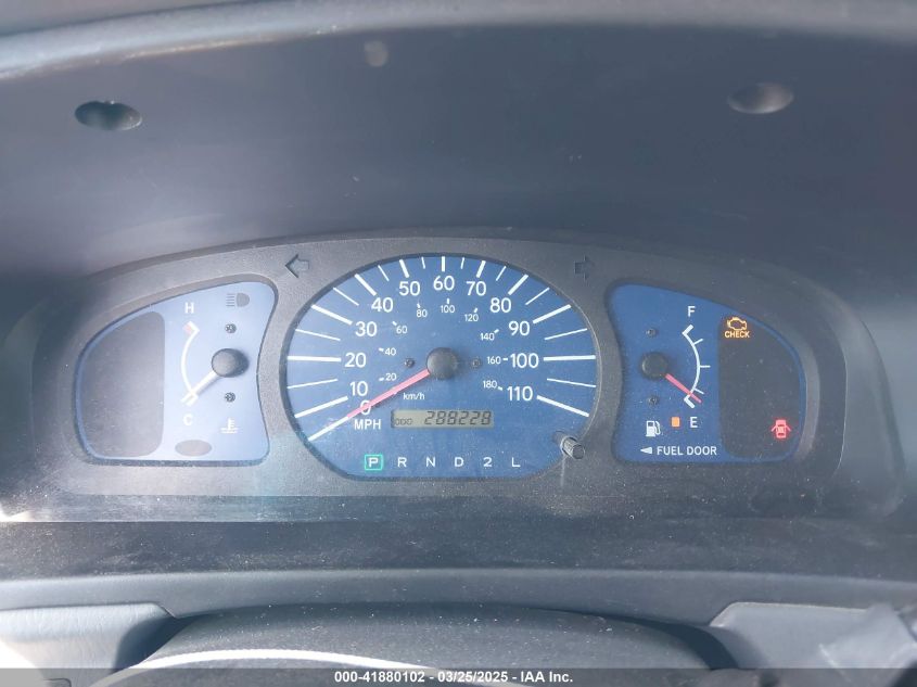 2002 Toyota Sienna Ce VIN: 4T3ZF19C82U456772 Lot: 41880102