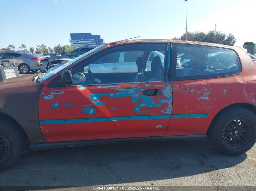 1993 Honda Civic Dx VIN: 2HGEH2466PH535785 Lot: 41880121