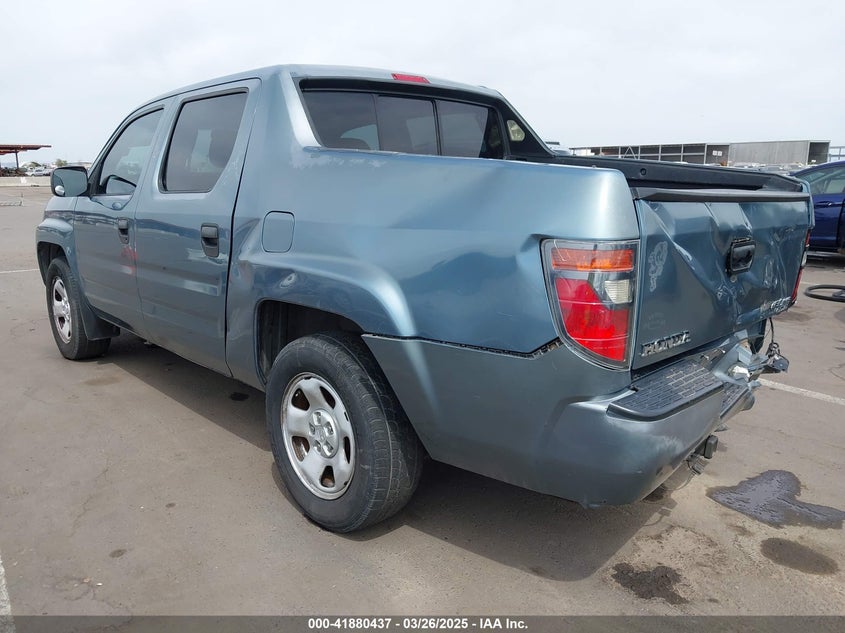 2006 HONDA RIDGELINE VIN: 2HJYK16296H543651