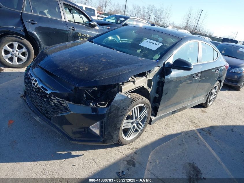 2020 HYUNDAI ELANTRA SPORT - KMHD04LB1LU060285
