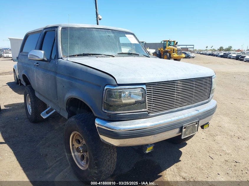 1995 Ford Bronco U100 VIN: 1FMEU15H5SLB65909 Lot: 41880810