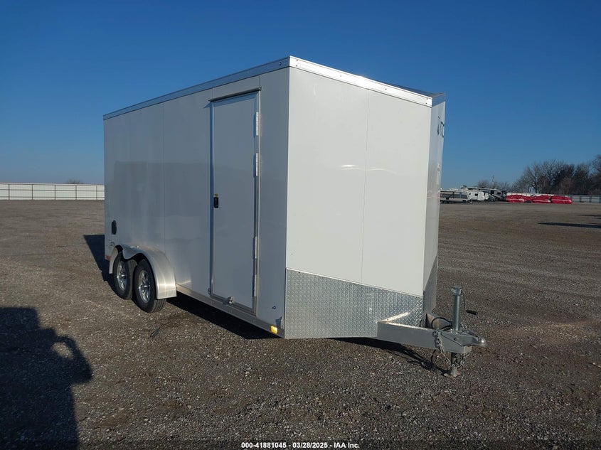 2023 THE ALUMINUM TRAILER 16FT ENCLOSED TRAILE  (VIN: 5JX1C1623PD231333)