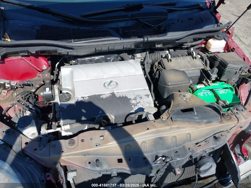 2012 Lexus Rx 350 VIN: 2T2ZK1BAXCC076487 Lot: 41881717