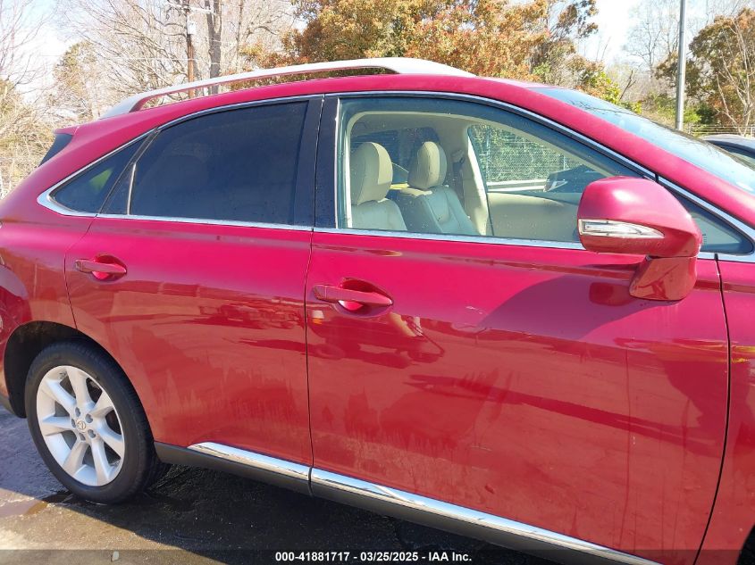 2012 Lexus Rx 350 VIN: 2T2ZK1BAXCC076487 Lot: 41881717