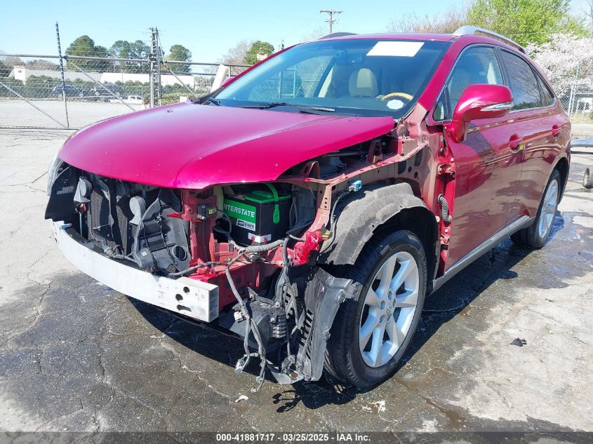 2012 Lexus Rx 350 VIN: 2T2ZK1BAXCC076487 Lot: 41881717