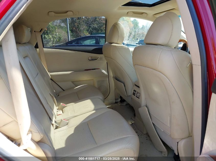 2012 Lexus Rx 350 VIN: 2T2ZK1BAXCC076487 Lot: 41881717