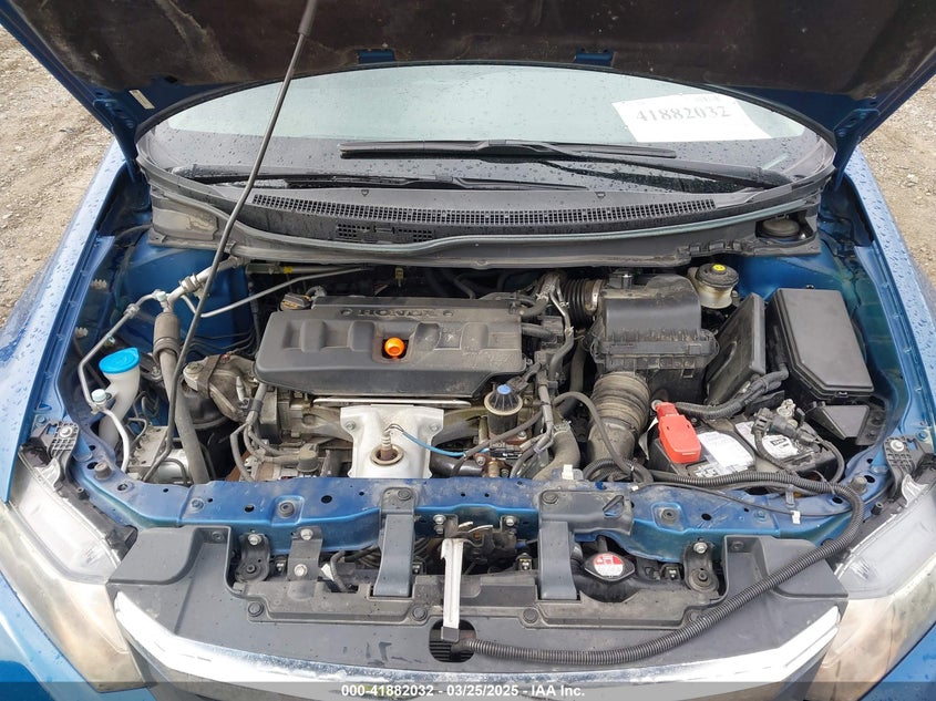 2012 HONDA CIVIC VIN: 19XFB2F57CE338736