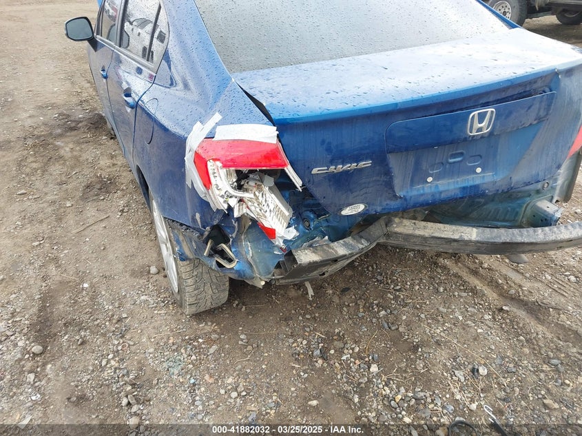 2012 HONDA CIVIC VIN: 19XFB2F57CE338736