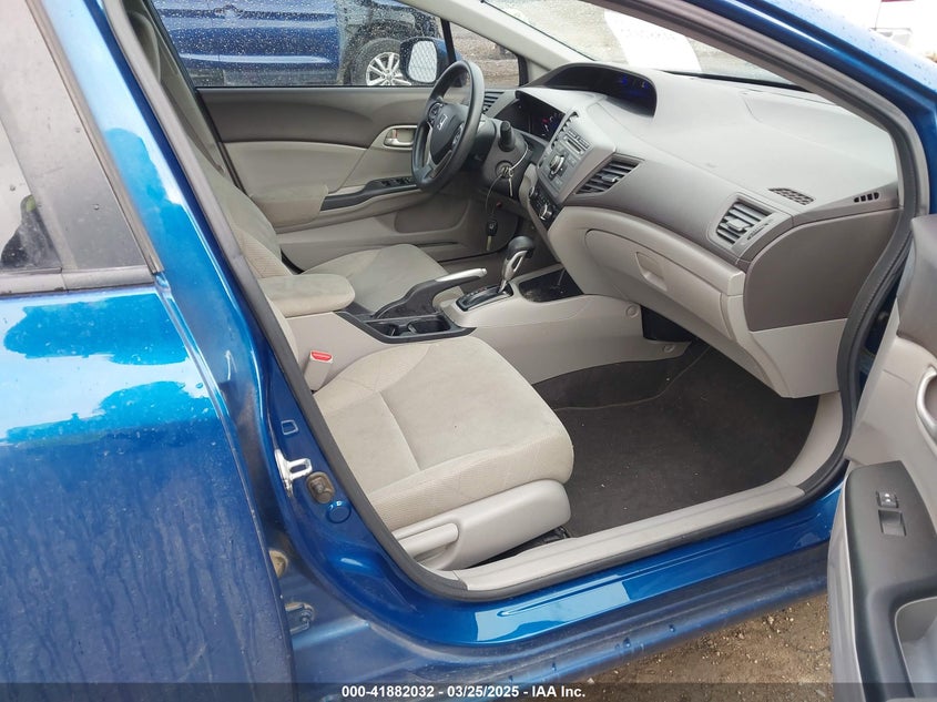 2012 HONDA CIVIC VIN: 19XFB2F57CE338736
