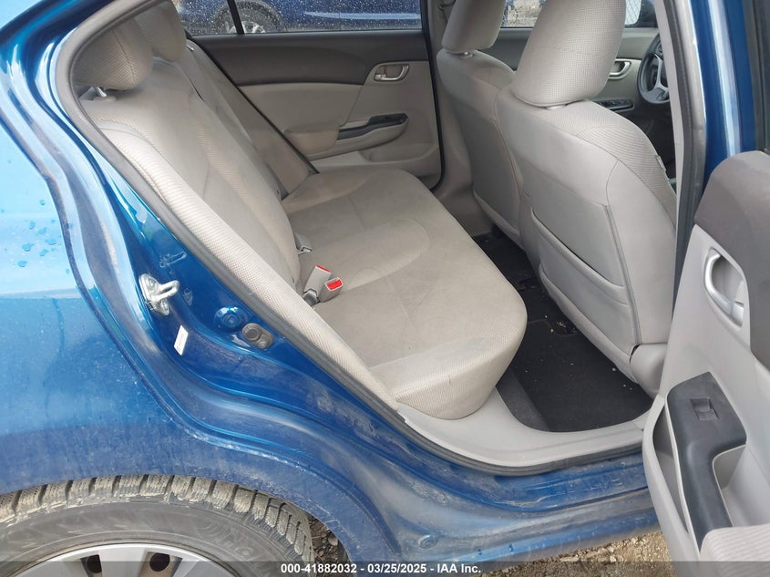 2012 HONDA CIVIC VIN: 19XFB2F57CE338736