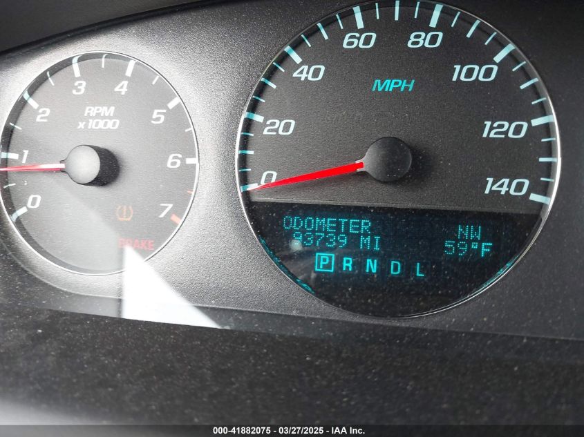 2013 Chevrolet Impala Lt VIN: 2G1WG5E3XD1107047 Lot: 41882075