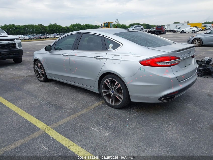 2017 FORD FUSION VIN: 3FA6P0K92HR262461