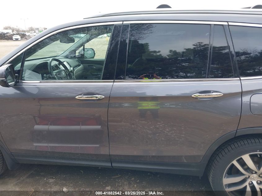2017 HONDA PILOT TOURING - 5FNYF6H92HB012090