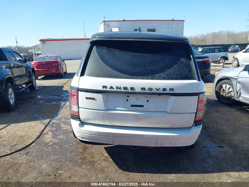 2015 LAND ROVER RANGE ROVER VIN: SALGV3TF2FA214789