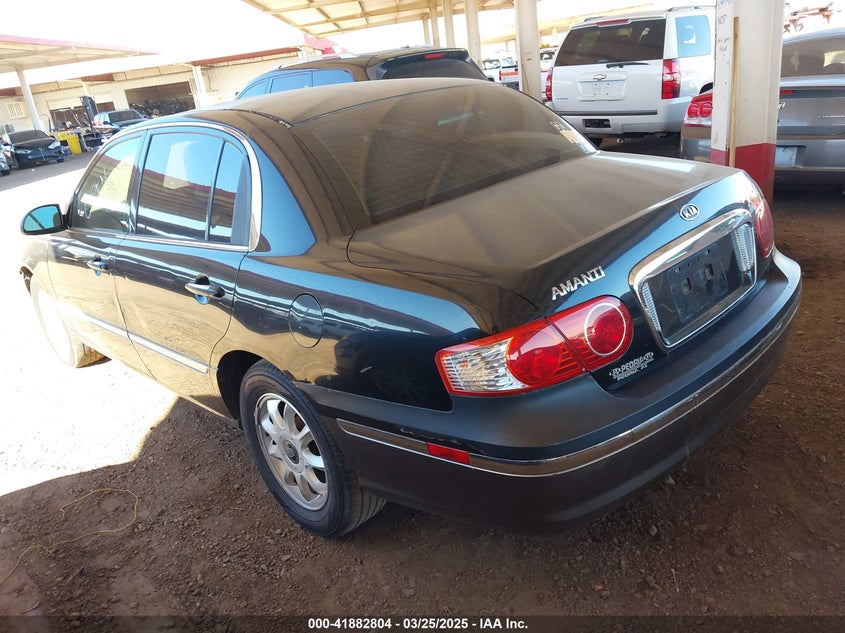2006 KIA AMANTI VIN: KNALD124865085704