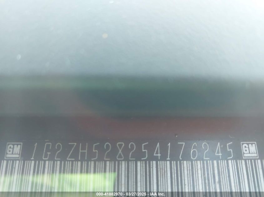 2005 Pontiac G6 Gt VIN: 1G2ZH528254176245 Lot: 41882970