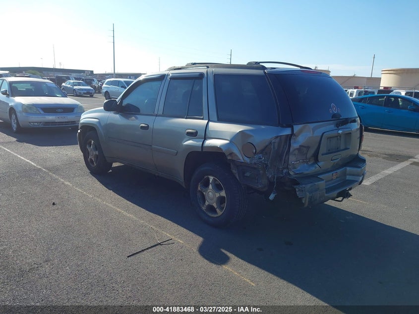 2008 CHEVROLET TRAILBLAZER VIN: 1GNDS13S282109887