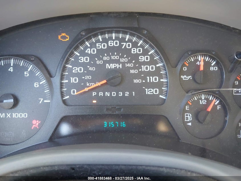2008 CHEVROLET TRAILBLAZER VIN: 1GNDS13S282109887