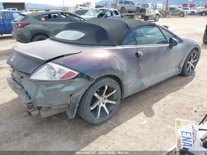 2007 MITSUBISHI ECLIPSE SPYDER VIN: 4A3AL35T17E004469