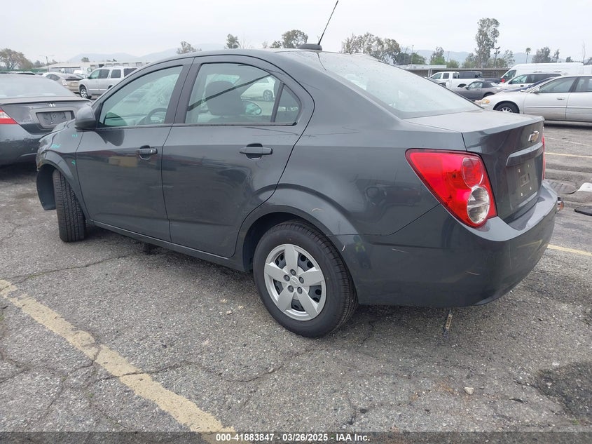 2016 CHEVROLET SONIC VIN: 1G1JA5SG4G4127564