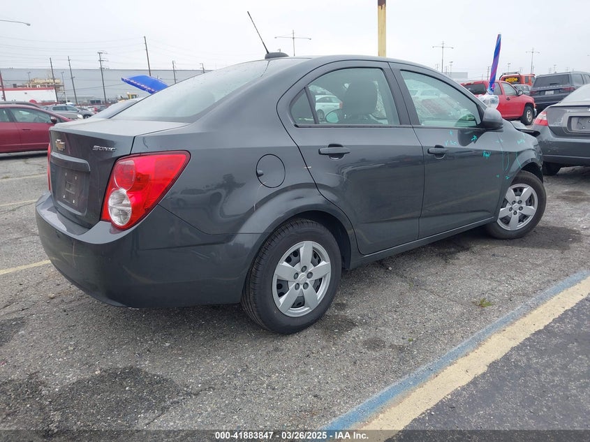 2016 CHEVROLET SONIC VIN: 1G1JA5SG4G4127564
