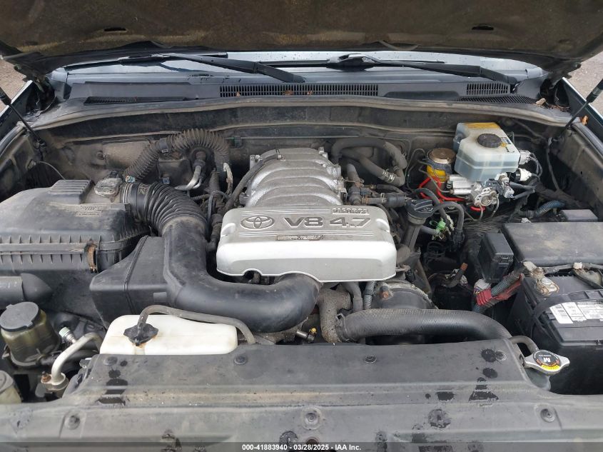 2003 Toyota 4Runner Limited V8 VIN: JTEBT17RX30002381 Lot: 41883940