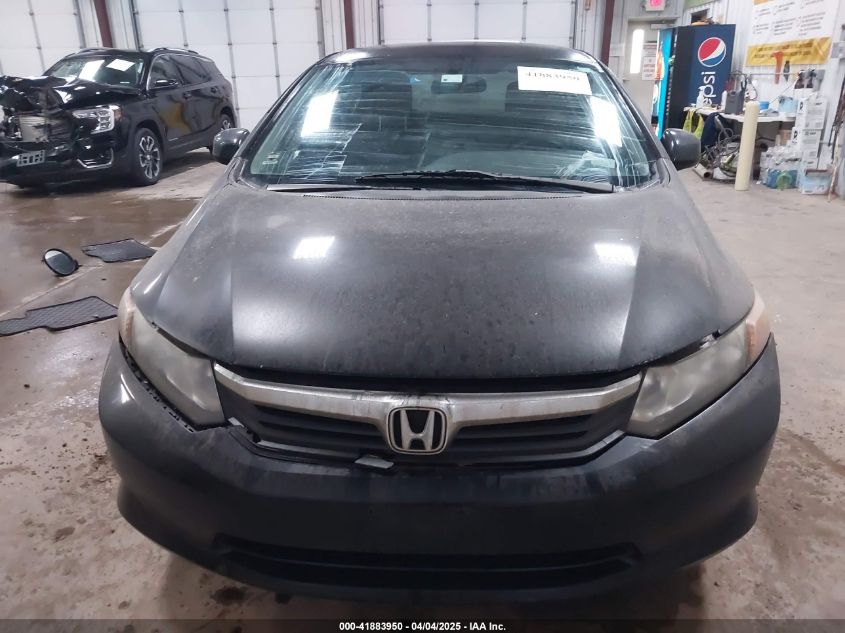 2012 Honda Civic VIN: 2HGSB2S58CH327993 Lot: 41883950