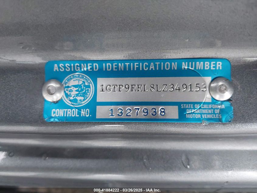 2020 GMC Sierra 1500 - 1GTP9EEL8LZ349153