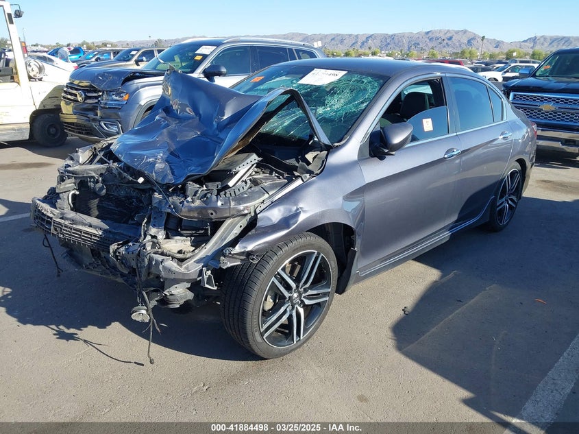 2016 HONDA ACCORD VIN: 1HGCR2F55GA075610