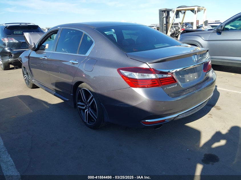 2016 HONDA ACCORD VIN: 1HGCR2F55GA075610
