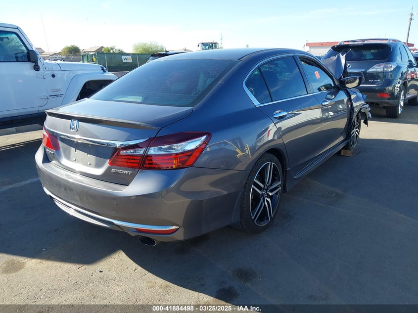 2016 HONDA ACCORD VIN: 1HGCR2F55GA075610