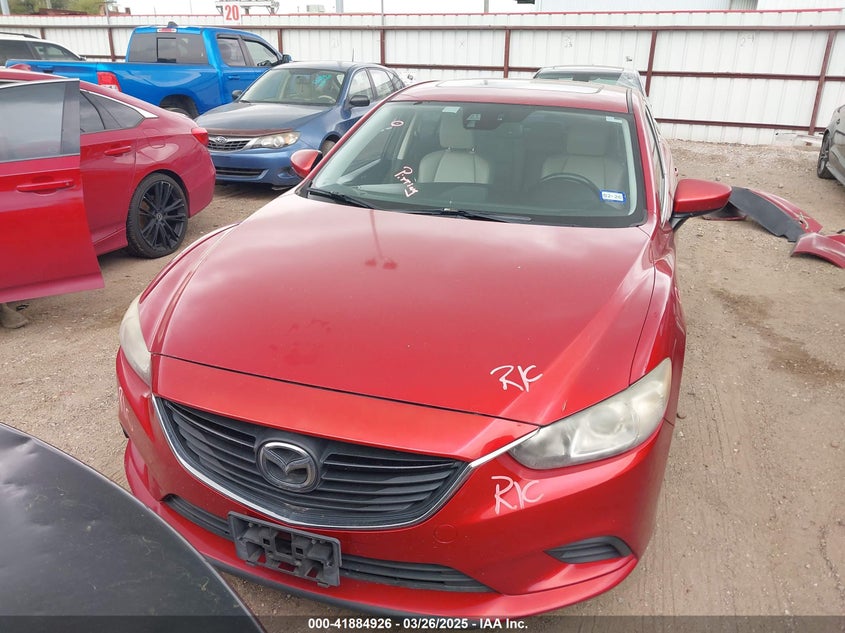 2015 MAZDA MAZDA6 VIN: JM1GJ1T50F1212554
