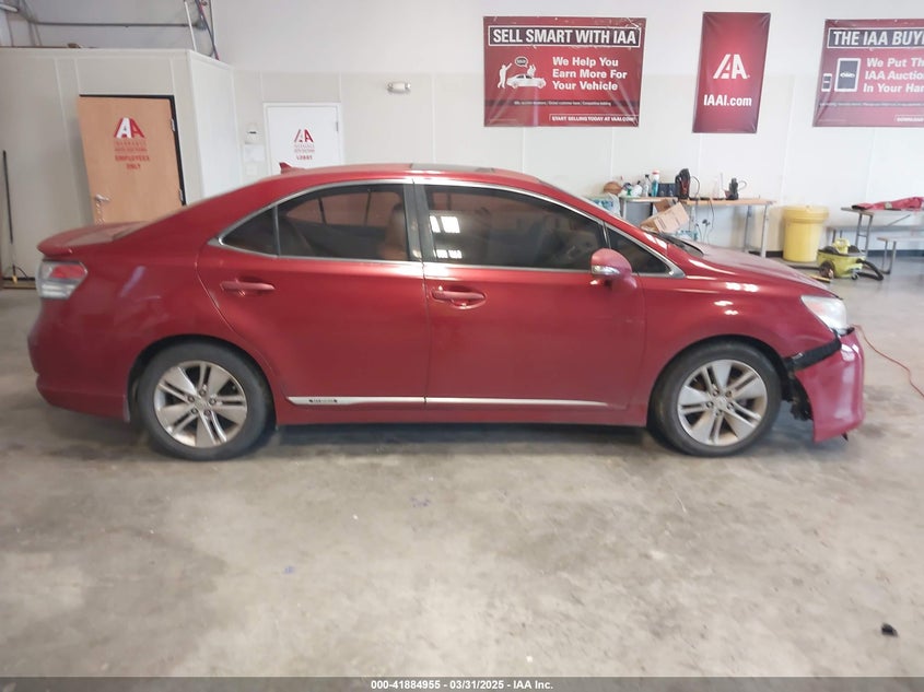 2010 LEXUS HS VIN: JTHBB1BAXA2005211