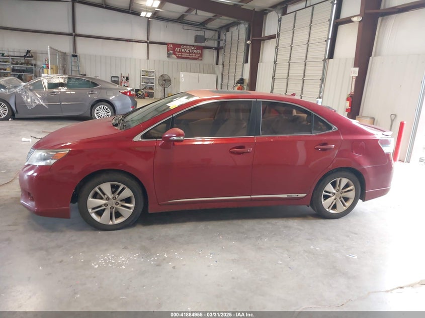 2010 LEXUS HS VIN: JTHBB1BAXA2005211