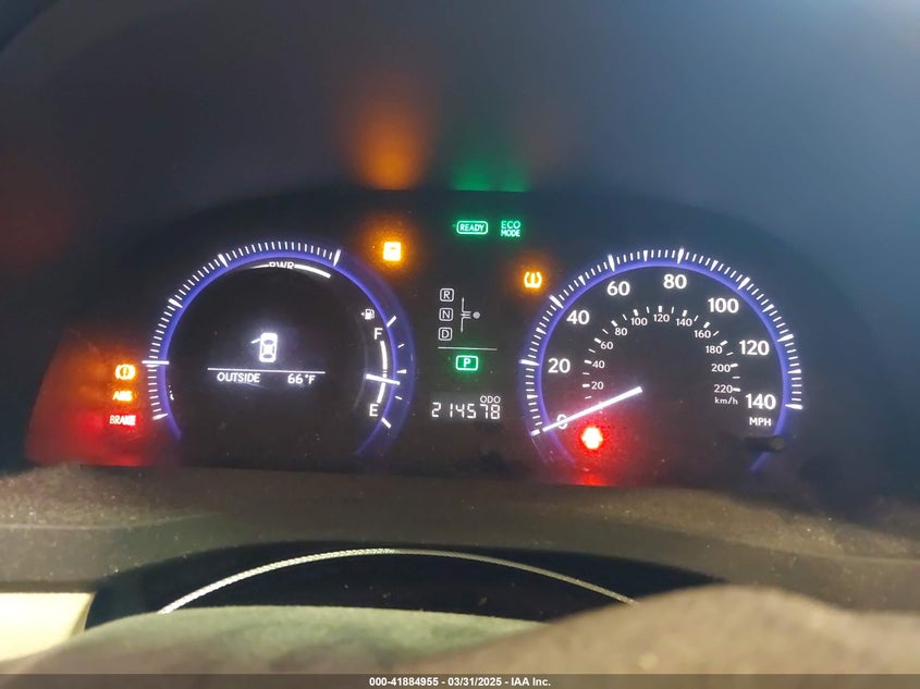 2010 LEXUS HS VIN: JTHBB1BAXA2005211