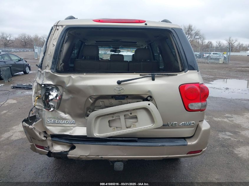 2007 Toyota Sequoia Sr5 V8 VIN: 5TDBT44A77S289234 Lot: 41885316