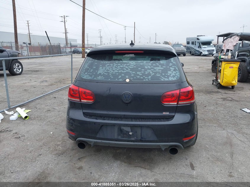 2011 VOLKSWAGEN GTI VIN: WVWFV7AJ6BW055533