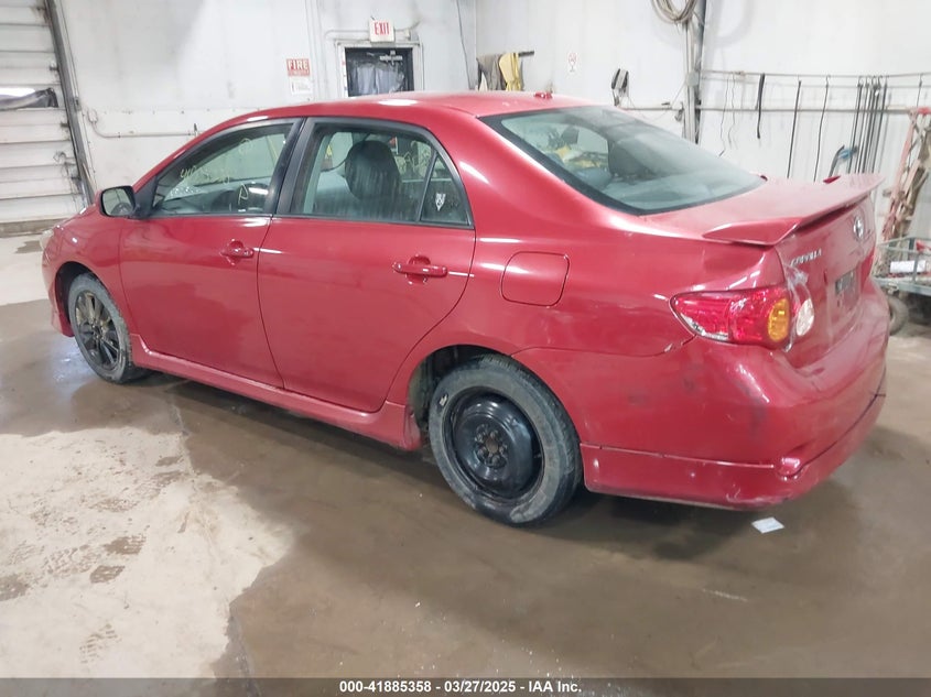 2009 TOYOTA COROLLA VIN: 2T1BU40E29C174283