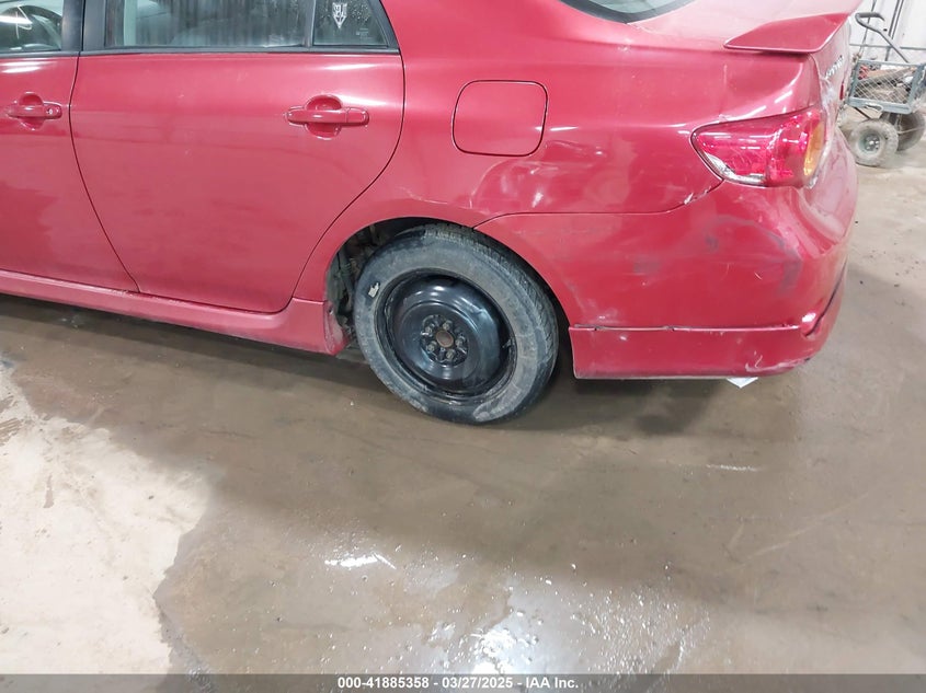 2009 TOYOTA COROLLA VIN: 2T1BU40E29C174283