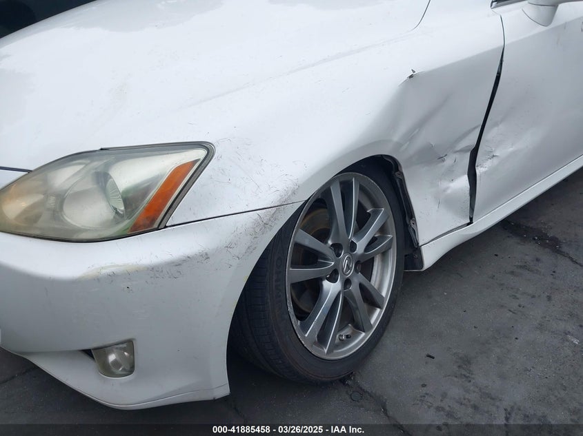 2008 LEXUS IS 250 VIN: JTHBK262882077544