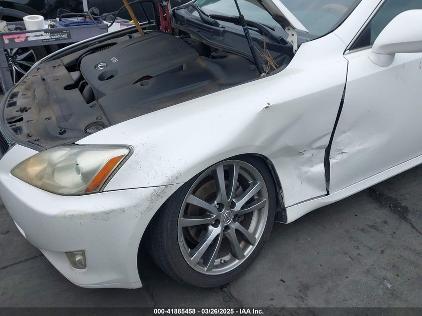 2008 LEXUS IS 250 VIN: JTHBK262882077544