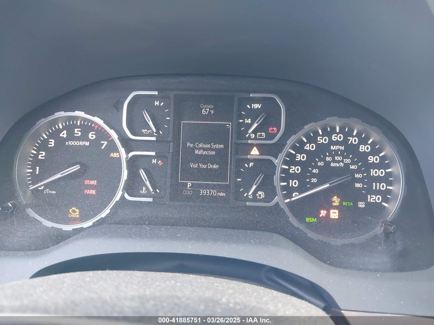 2019 TOYOTA TUNDRA VIN: 5TFHY5F1XKX800565
