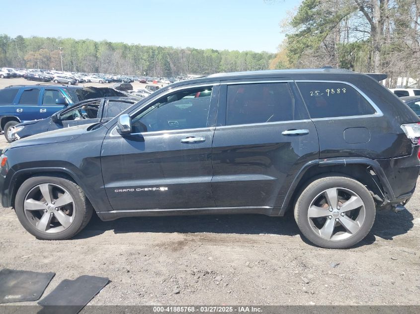 2014 Jeep Grand Cherokee Overland VIN: 1C4RJFCT9EC337642 Lot: 41885768