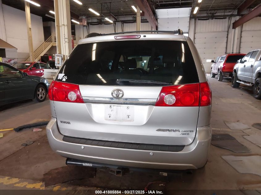 2008 Toyota Sienna Limited VIN: 5TDBK22C98S017443 Lot: 41885884