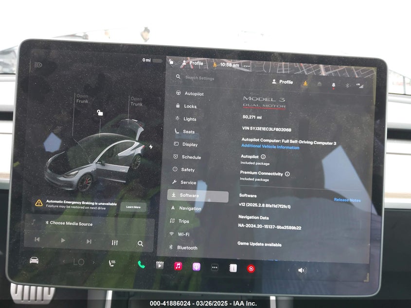 2020 TESLA MODEL 3 VIN: 5YJ3E1EC3LF802068