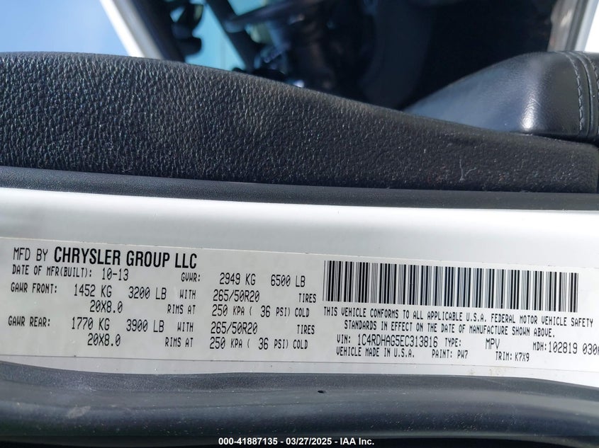 2014 DODGE DURANGO SXT - 1C4RDHAG5EC313816