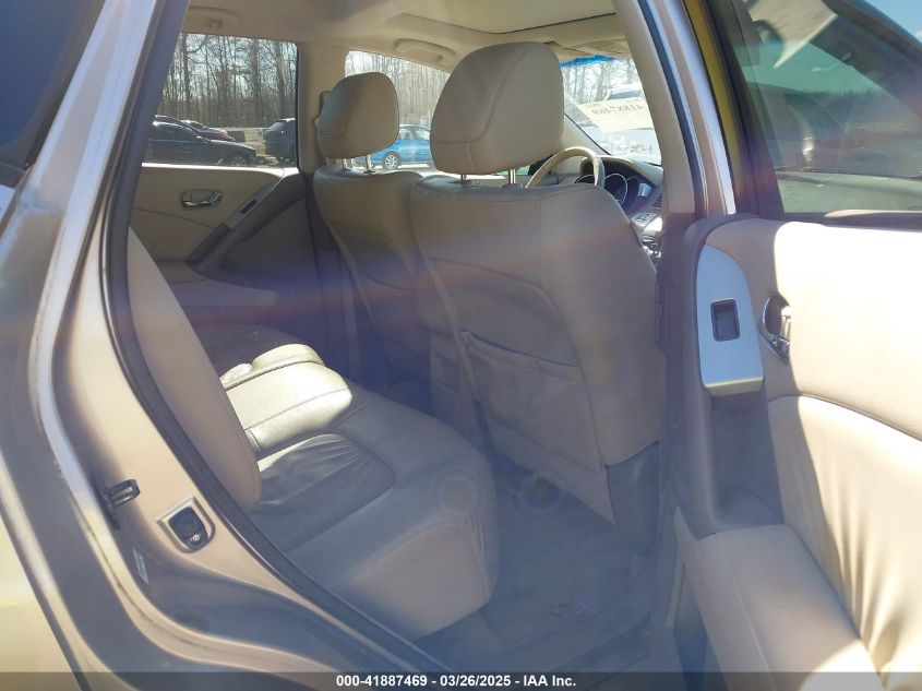 2009 Nissan Murano Sl VIN: JN8AZ18U29W028128 Lot: 41887469