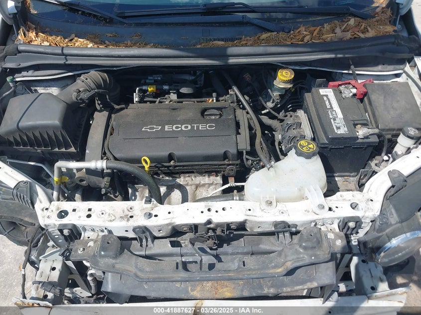 2012 CHEVROLET SONIC VIN: 1G1JA6SH8C4142206